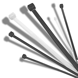Kabelbinder weiß 100 Stück 2,5 x 200 mm Kabelstrapse Kabelband Strapse TS1125200 